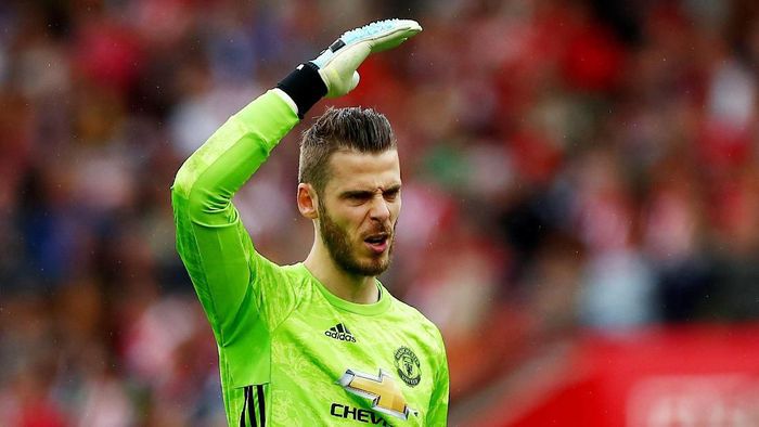 David de Gea tidak masuk kandidat peraih Lev Yashin Trophy (Hannah McKay / Reuters) David de Gea tidak masuk kandidat peraih Lev Yashin Trophy (Hannah McKay / Reuters)