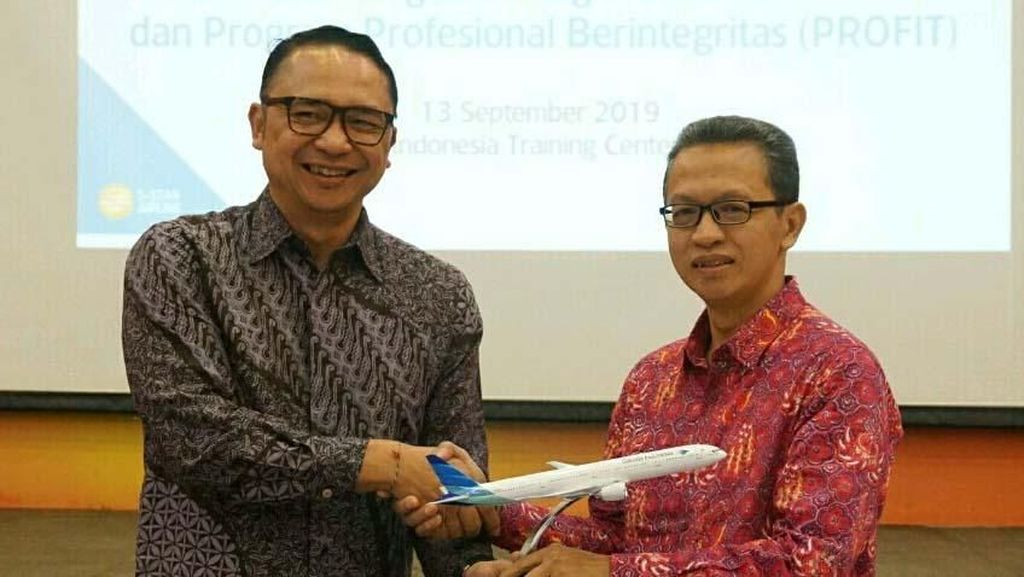 Gandeng KPK, Garuda Komitmen Kendalikan Gratifikasi Gandeng KPK, Garuda Komitmen Kendalikan Gratifikasi