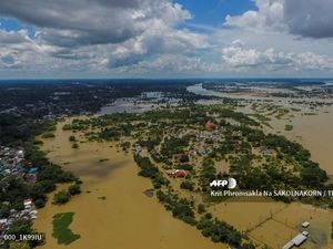 Banjir di Ubon Ratchathani Thailand, 23 Ribu Warga Diungsikan