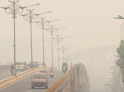 Efek Karhutla, Udara Kalteng dan Riau Sore Ini Berbahaya!