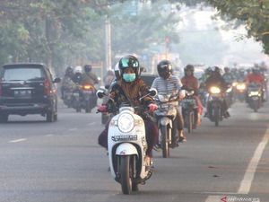 Kabut Asap Selimuti Kota Banjarmasin
