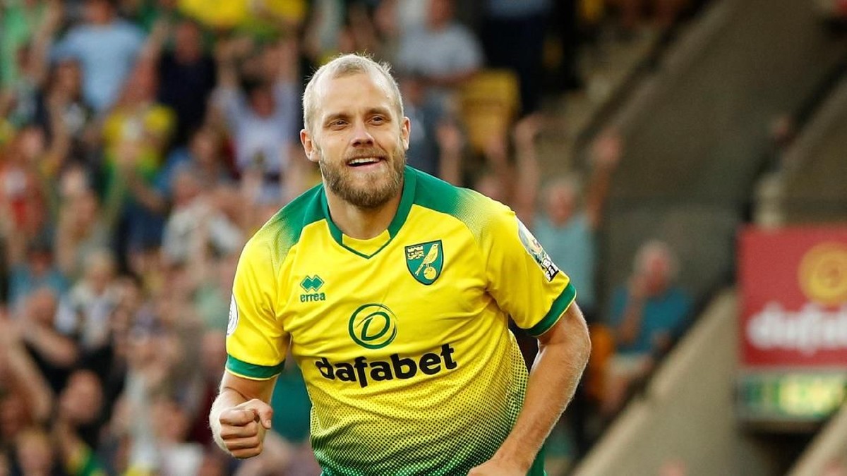 Teemu Pukki menggila di awal musim 2019/2020, dengan sudah bikin 8 gol dari penampilannya bersama Norwich City dan Timnas Finlandia. (Foto: John Sibley/REUTERS)