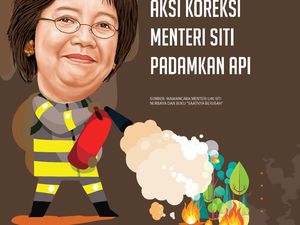Ragam Aksi Korektif Menteri Siti Padamkan Api