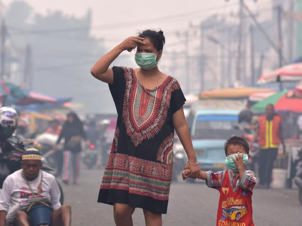 Kabut Asap di Riau Sudah Level Bahaya, Ibu Hamil dan Balita Paling Rentan Kabut Asap di Riau Sudah Level Bahaya, Ibu Hamil dan Balita Paling Rentan