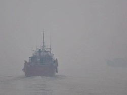 Kemenhub Imbau Nakhoda Kapal Waspadai Kabut Asap Saat Berlayar