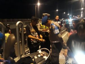 Puluhan Motor Diamankan Saat Razia di Jembatan Suramadu