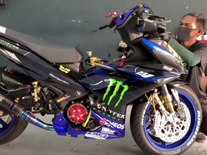Modifikasi Yamaha MX-King Ala Tunggangan Valentino Rossi
