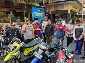 Polres Malang Kota Kembalikan Kendaraan Curanmor kepada Para Korban