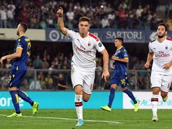 Gol  Tunggal Piatek Antarkan Milan Kandaskan Verona 1-0