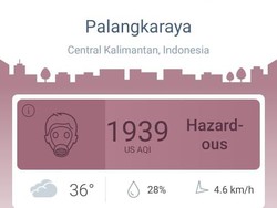 Kualitas Udara Palangkaraya Berbahaya! Netizen Protes #SawitBaik