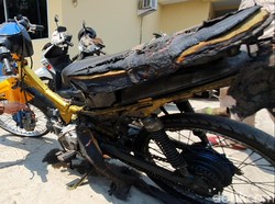 Cerita Warga Saat Pemuda Cianjur Bakar Motor Gegara Ditilang Polisi