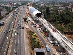 Kereta LRT Jabodebek Diuji Coba Cibubur-Cawang 18 Oktober