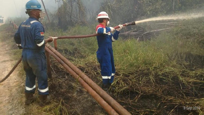 Pertamina Pastikan Sumur Minyak Dekat Karhutla Aman