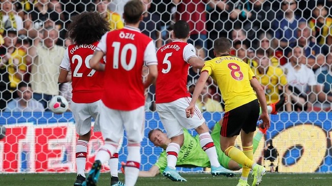 8 Fakta Usai Watford Gagalkan Kemenangan Arsenal