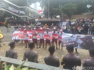 Massa Pro Revisi UU Demo di KPK, Pesertanya Ikut Apa Kata Korlap
