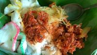 Berlauk Tempe, Nasi Ponggol Khas Tegal Makin Sedap Buat Sarapan