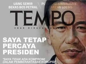 Tempo Pastikan Tak Bikin Revisi Cover Berjudul Saya Percaya Presiden