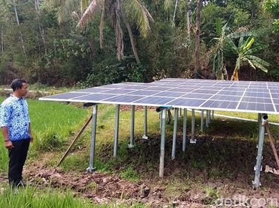 Mantul! Sinar Matahari Dipakai Sedot Air Aliri Sawah
