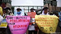 Aksi Dukung RUU P-KS di Tengah Polemik UU KPK