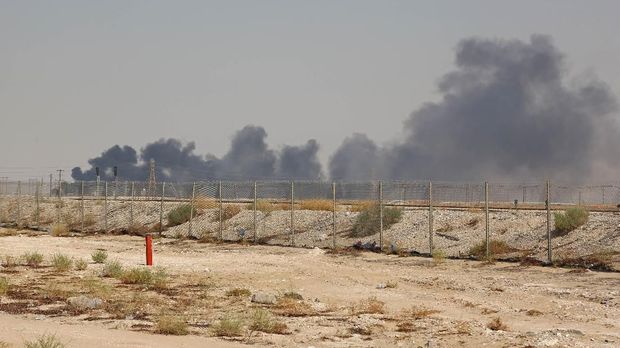 Kilang minyak Aramco diserang pada 14 September.