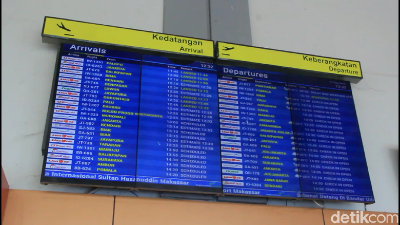 Dampak Kabut Asap, Rute Penerbangan Makassar-Kalimantan Terganggu