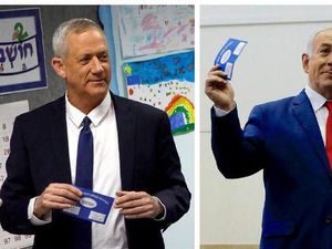 Pemilu Israel Dimulai, Netanyahu Bersaing Ketat dengan Eks Panglima Militer Pemilu Israel Dimulai, Netanyahu Bersaing Ketat dengan Eks Panglima Militer