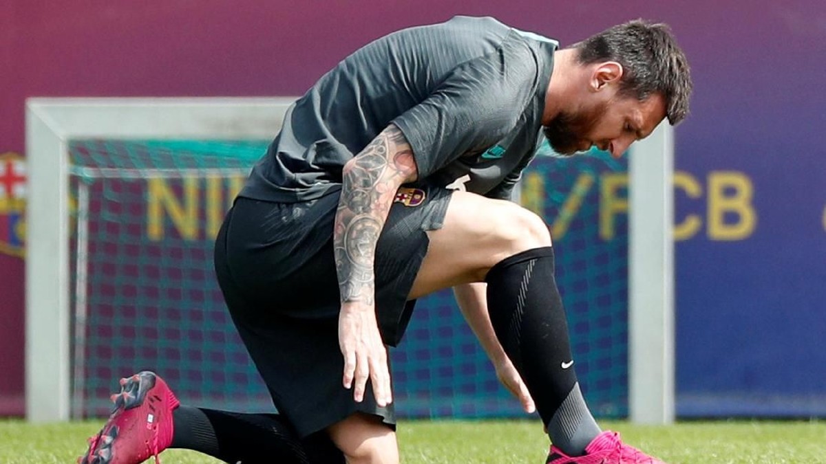 Kondisi Lionel Messi sudah membaik. (Foto: Albert Gea/Reuters)