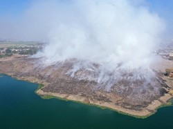 Kabut Asap Melanda Sebagian Kota Makassar