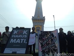 RUU KPK Disahkan, Aktivis Yogya: Jokowi Boneka Koruptor