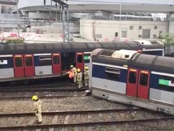 Kereta Tiba-tiba Tergelincir di Hong Kong, 8 Orang Luka-luka