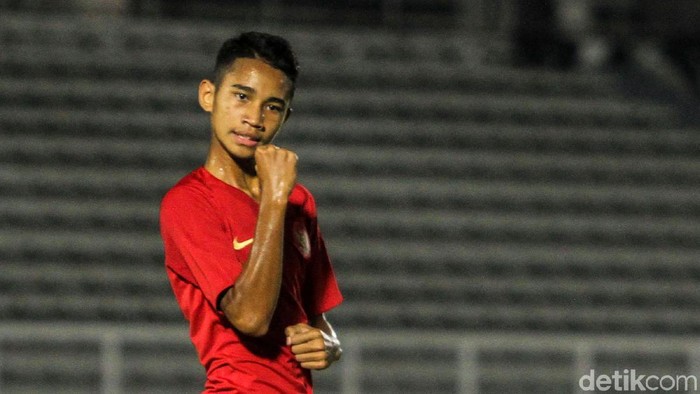 Timnas Indonesia menang telak atas Kepulauan Mariana Utara pada lanjutan Kualifikasi Piala Asia U-16 di Stadion Madya, Jakarta, Rabu (18/9/2019). Garuda Muda menang 15-1.