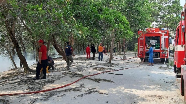 Pertamina EP Bantu Tangani Karhutla di Riau dan Kalimantan Utara