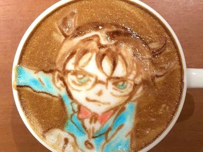 Uniknya Kreasi Latte Art Bertema Anime Racikan Barista Jepang