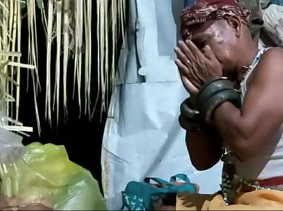Foto: Ritual Mistis Suku Asli di Ibu Kota Baru