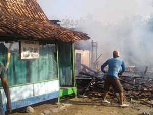 Ditinggal ke Sawah, 3 Rumah di Grobogan Ludes Terbakar