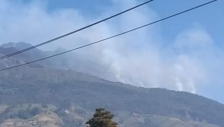 Kebakaran Belum Padam, Kepulan Asap Masih Selimuti Merbabu