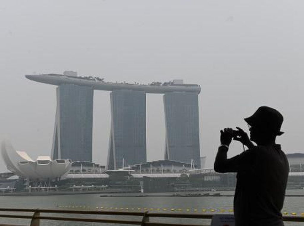 F1 Singapura Terancam Asap dari Indonesia, Begini Kondisi Kabut di Marina Bay Hari Ini