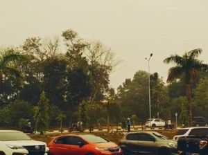 Kabut Asap di Pelalawan Riau Sangat Pekat hingga Sempat Menguning