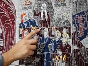 Pertarungan Berdarah Game of Thrones Jadi Kreasi di Atas Permadani