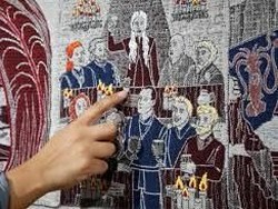 Pertarungan Berdarah Game of Thrones Jadi Kreasi di Atas Permadani