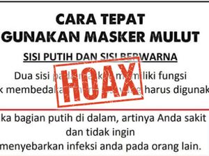Jangan Mau Dikibulin, Soal Pakai Masker Harus Dibalik Itu Hoax!