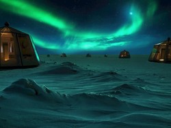 Langka Nih! Bisa Nginap di Igloo, Nikmati Aurora Kutub Utara