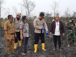 Cek Karhutla, Bupati OKI Minta Perusahaan Perkebunan Bantu Padamkan Api