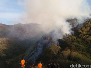 Kebakaran Hutan di Gunung Slamet Meluas Hingga Wilayah Banyumas