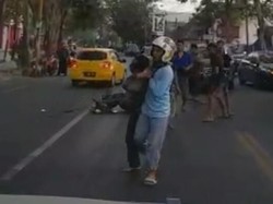 Seorang Maling Motor di Tulungagung Tertangkap Usai Tabrak Minibus