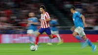 Meski terus ditekan, Atletico malah lebih banyak mengancam gawang Juve lewat serangan balik cepat. REUTERS/Sergio Perez.