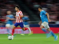 Meski terus ditekan, Atletico malah lebih banyak mengancam gawang Juve lewat serangan balik cepat. REUTERS/Sergio Perez.