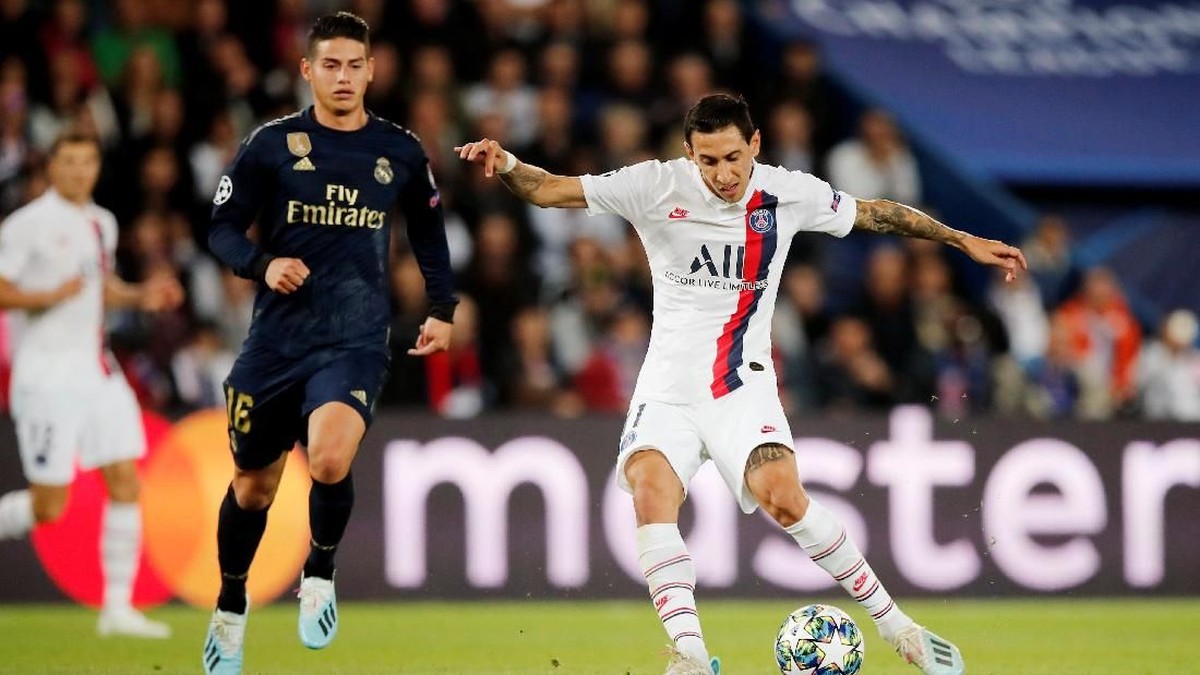 PSG unggul 2-0 atas Madrid di babak pertama. (Foto: Benoit Tessier/REUTERS)