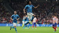Juventus berhasil membuka keunggulan 1-0 lebih dulu di awal babak kedua lewat Juan Cuadrado. REUTERS/Sergio Perez.