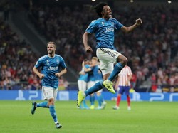Juventus berhasil membuka keunggulan 1-0 lebih dulu di awal babak kedua lewat Juan Cuadrado. REUTERS/Sergio Perez.